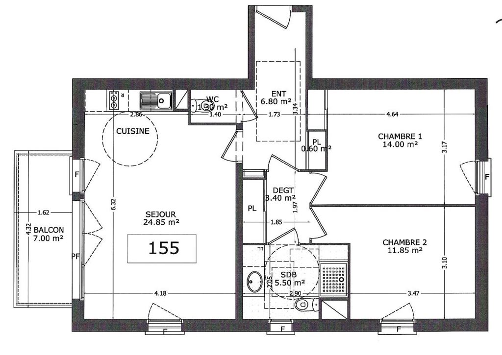 Appartement T3 CABOURG (14390) CNI CONSEIL