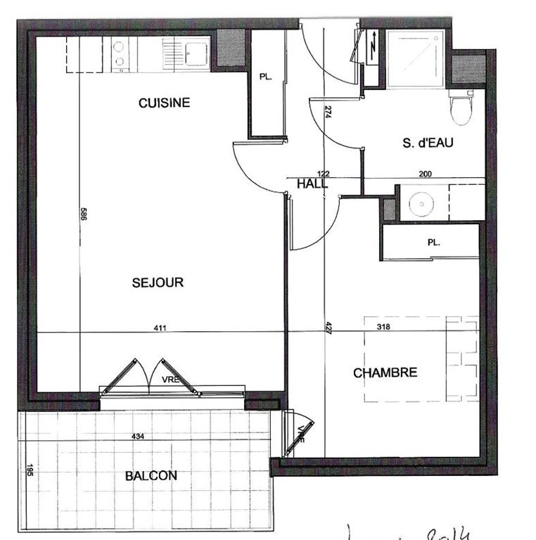 Appartement T2 SETE (34200) CNI CONSEIL