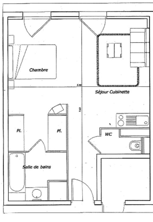 Appartement Studio montpellier (34000) CNI CONSEIL