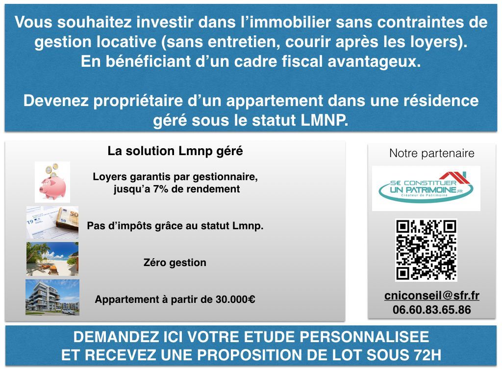 Appartement QUINCY SOUS SENART (91480) CNI CONSEIL